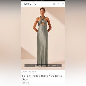 Shona Joy - sage dress